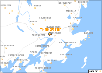 map of Thomaston