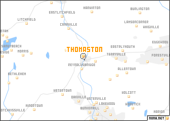 map of Thomaston