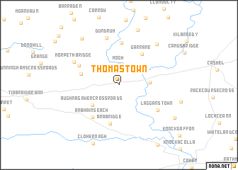 map of Thomastown