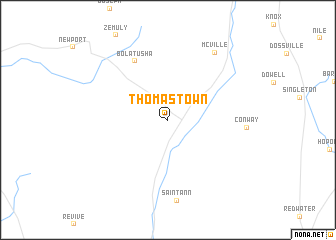 map of Thomastown