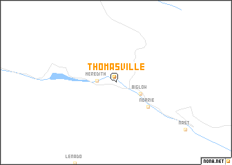 map of Thomasville