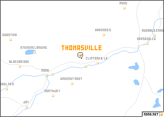 map of Thomasville