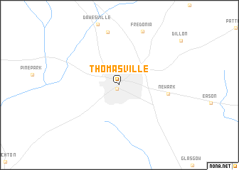 map of Thomasville