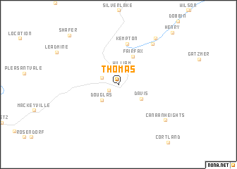 map of Thomas