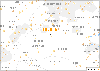 map of Thomas