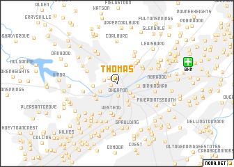 map of Thomas