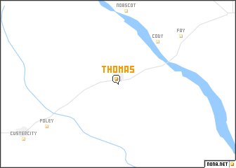 map of Thomas
