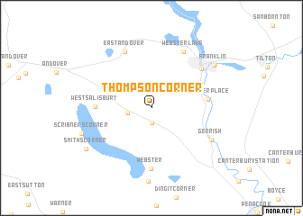 map of Thompson Corner