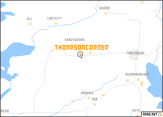 map of Thompson Corner