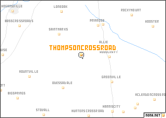 map of Thompson Crossroad