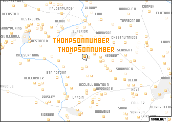 map of Thompson Number 1