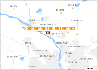 map of Thompson Riverview Terrace