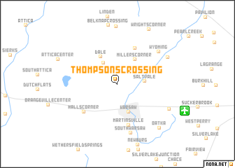 map of Thompsons Crossing