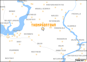 map of Thompsontown