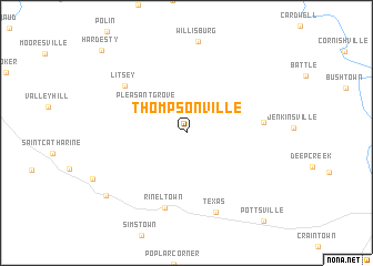 map of Thompsonville