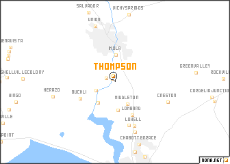 map of Thompson