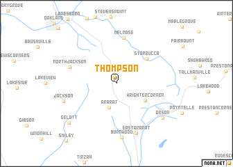 map of Thompson