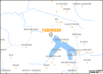 map of Thompson