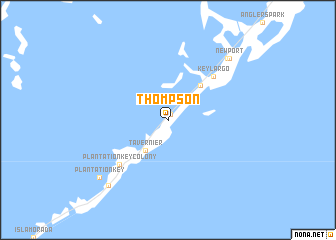 map of Thompson