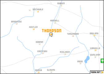 map of Thompson