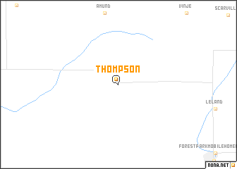 map of Thompson