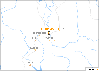 map of Thompson