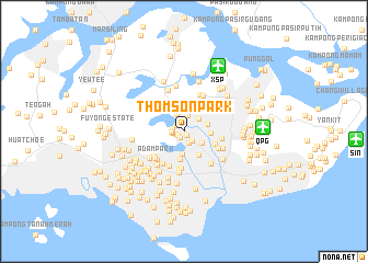 map of Thomson Park