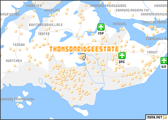 map of Thomson Ridge Estate