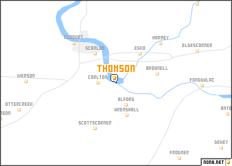 map of Thomson