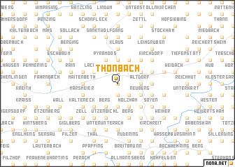 map of Thonbach