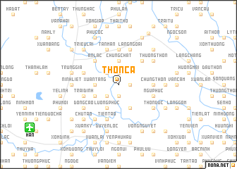 map of Thôn Ca