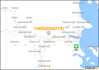 map of Thôn Ðại Ðiền Tây