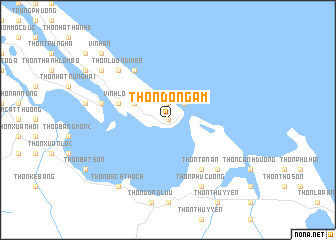 map of Thôn Ðông Am