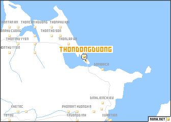 map of Thôn Ðông Dương