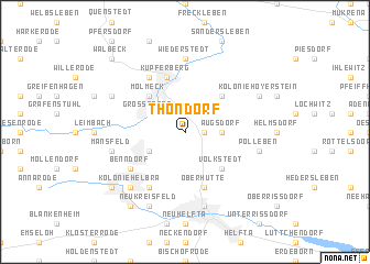 map of Thondorf