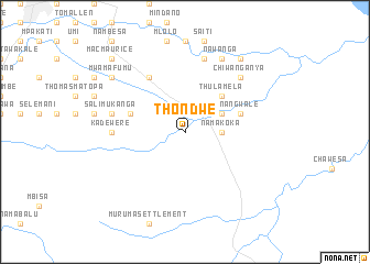 map of Thondwe