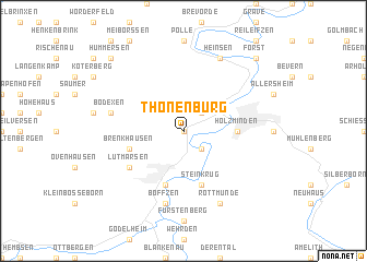 map of Thonenburg