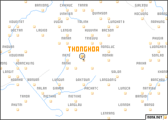 map of Thông Hòa