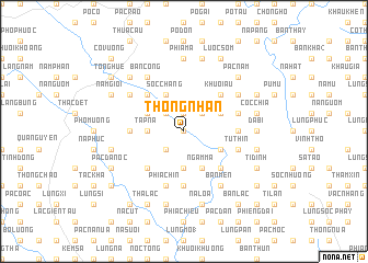 map of Thong Nhân