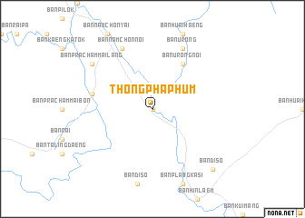 map of Thong Pha Phum