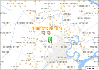 map of Thông Tây Hội