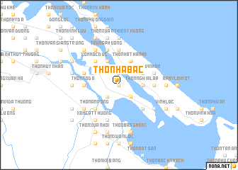 map of Thôn Hà Bắc