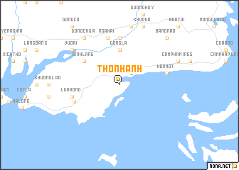 map of Thôn Hanh