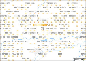 map of Thonhausen