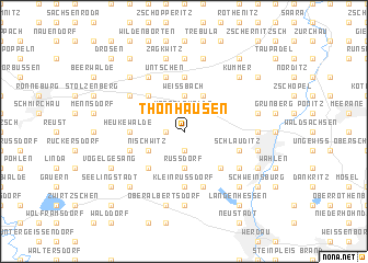 map of Thonhausen