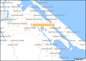 map of Thôn Hòa Phong