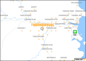 map of Thôn Hội Phước