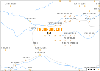 map of Thôn Hưng Cát