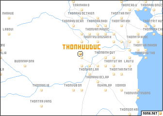 map of Thôn Hữu Ðức