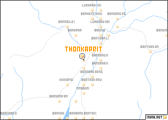 map of Thonkaprit